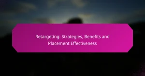 Retargeting: Strategies, Benefits and Placement Effectiveness